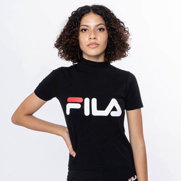 Fila Topy Damske Čierne - Coco Turtle Neck Vypredaj - Slovakia 59482-GOKZ